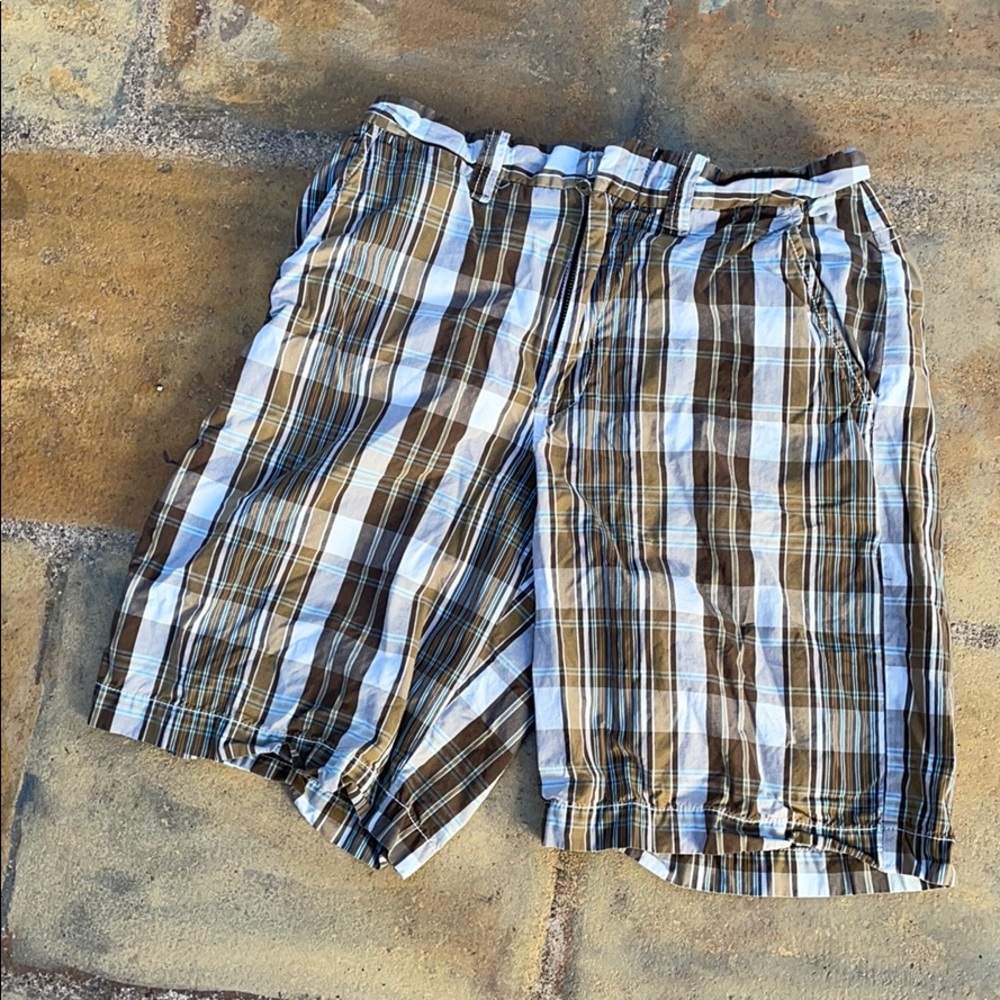 Vintage plaid shorts